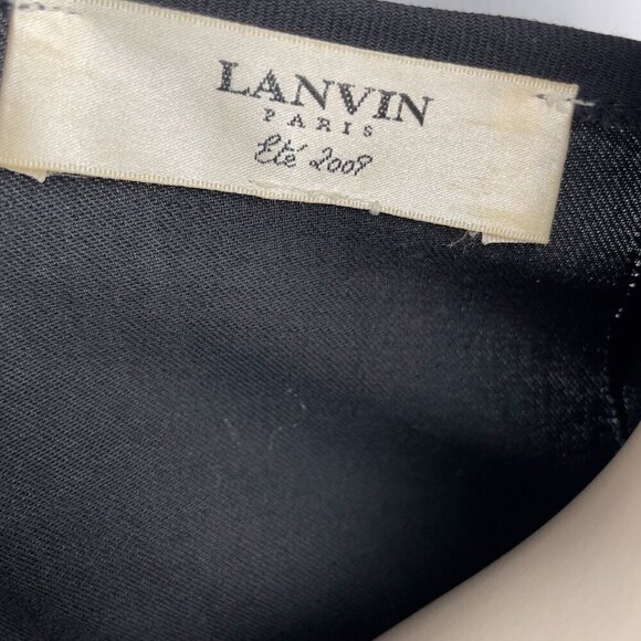 LANVIN Summer 2009 French Haute Couture Zip-up Long Sleeves Back Ruffles blazer - Picture 8 of 9